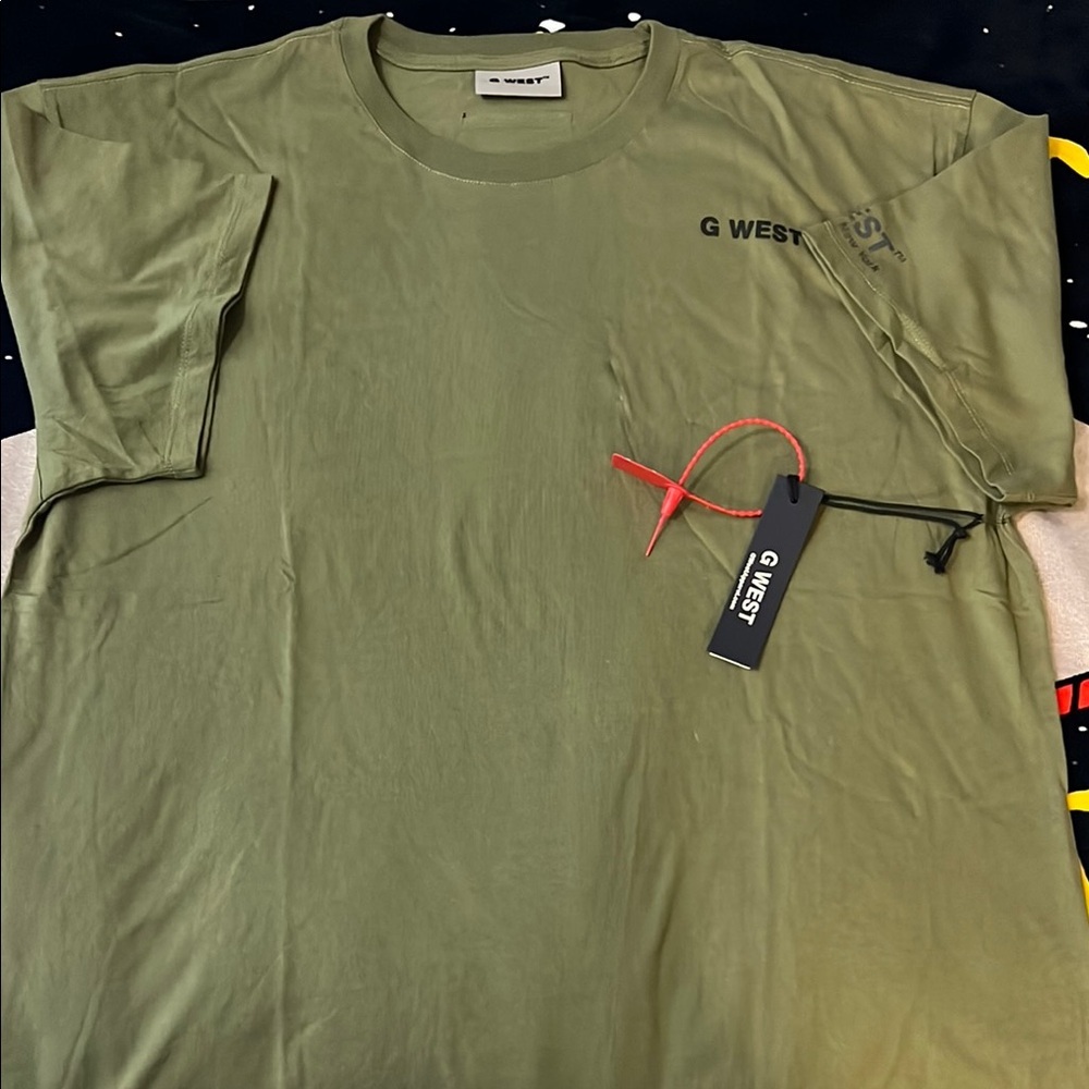 G WEST Green Short Sleeve Tee OVERSIZED